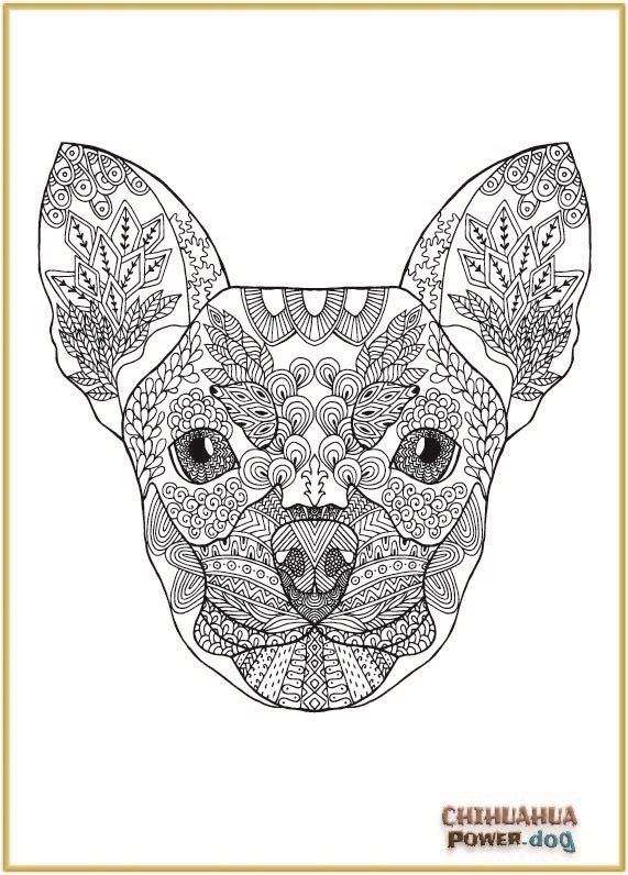 Free Zen Chi Colouring Page